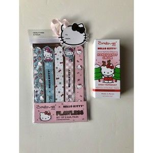 Crème Shop HELLO KITTY Hand Cream Sweet Peppermint & Nail Files Limited Edition